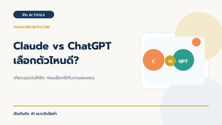 Claude vs ChatGPT อันไหนดีกว่า? เปรียบเทียบฉบับคนใช้จริง [2026]